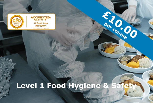 Level 1 Food Hygiene & Safety (Unichef) course image