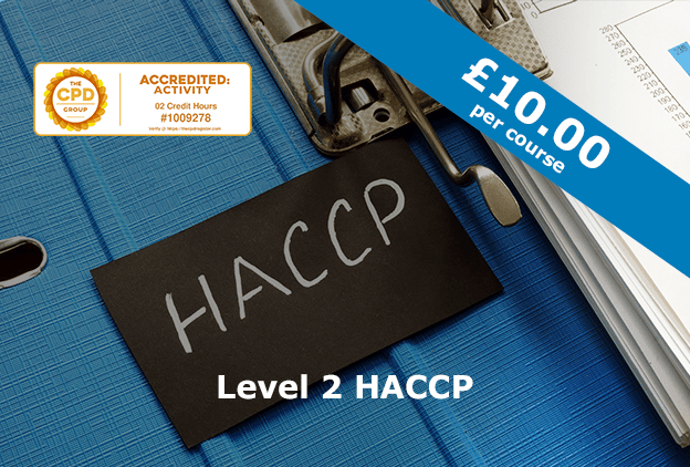 Level 2 HACCP (Unichef) course image