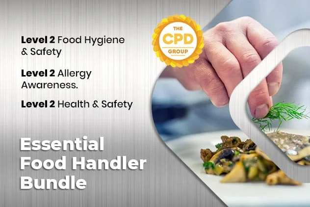 The Essential Food Handler Bundle contains one of each:Level 2 Food Hygiene & Safety
Level 2 Allergy Awareness
Level 2 Health & Safety