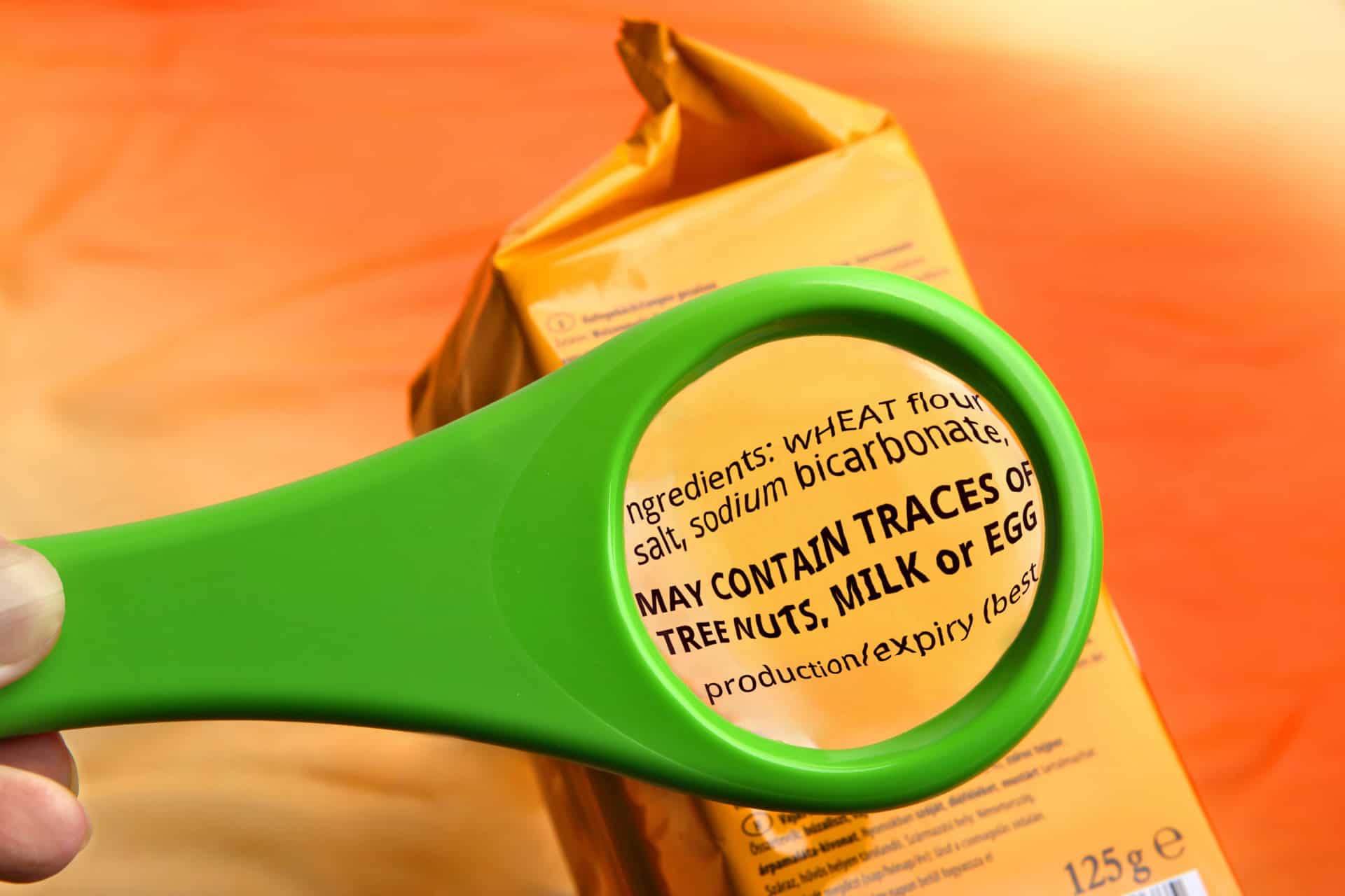 Where would you find allergen information on prepacked labelled food? Essential Food Hygiene Ltd