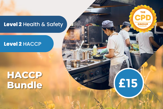 This Bundle contains one of each:

 	Level 2 Health & Safety
 	Level 2 HACCP